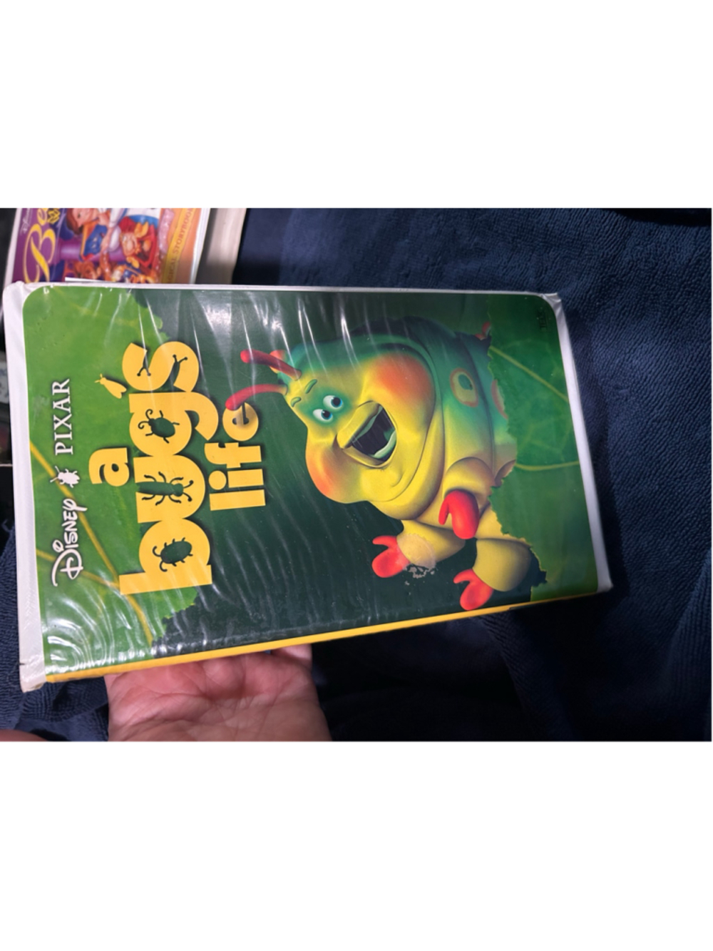Disney A Bug's Life VHS Movie Green and Yellow One Size